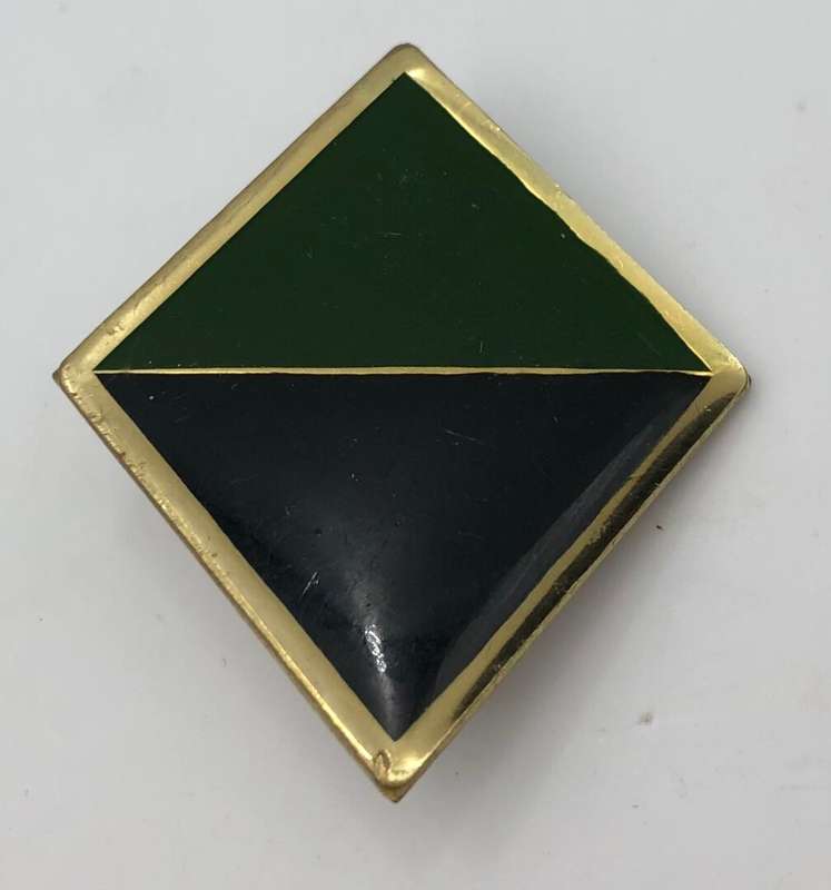 Infantry unit HQ metal shoulder flash