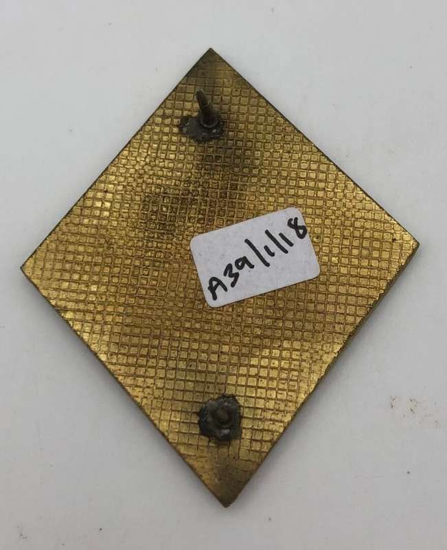 Infantry unit HQ metal shoulder flash