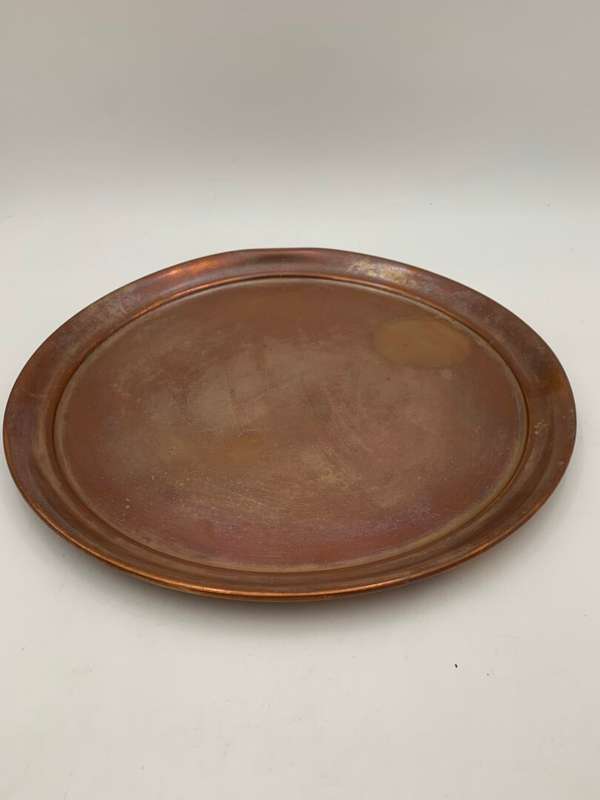 Copper Round Tray (30cm)