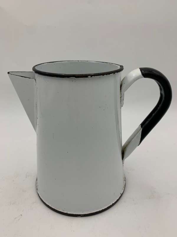 White Enamel Jug