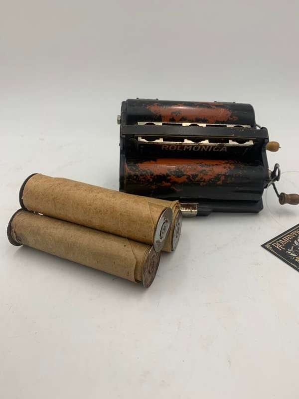 Rolmonica (Repaired) & 8 Music Rolls