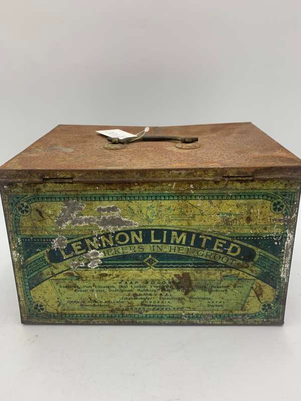 Lennon Medicine Antique Tin (Closing Clip Broken)