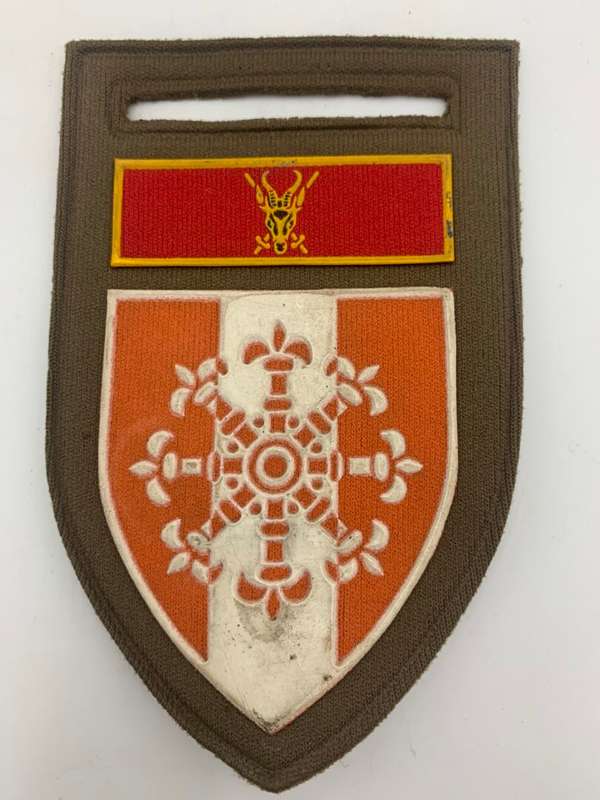 SADF Tupper Flash - Personnel Service School with Chief of Army Bar