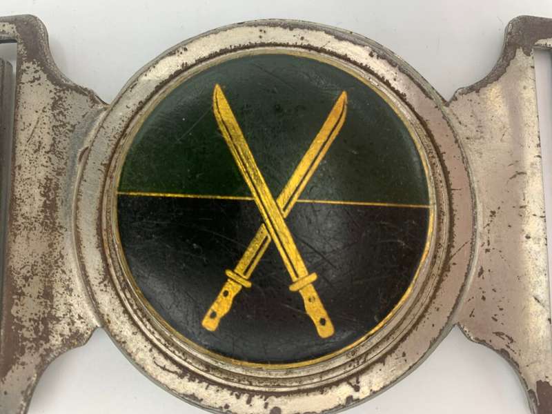 Infantry School Stable Belt Buckle