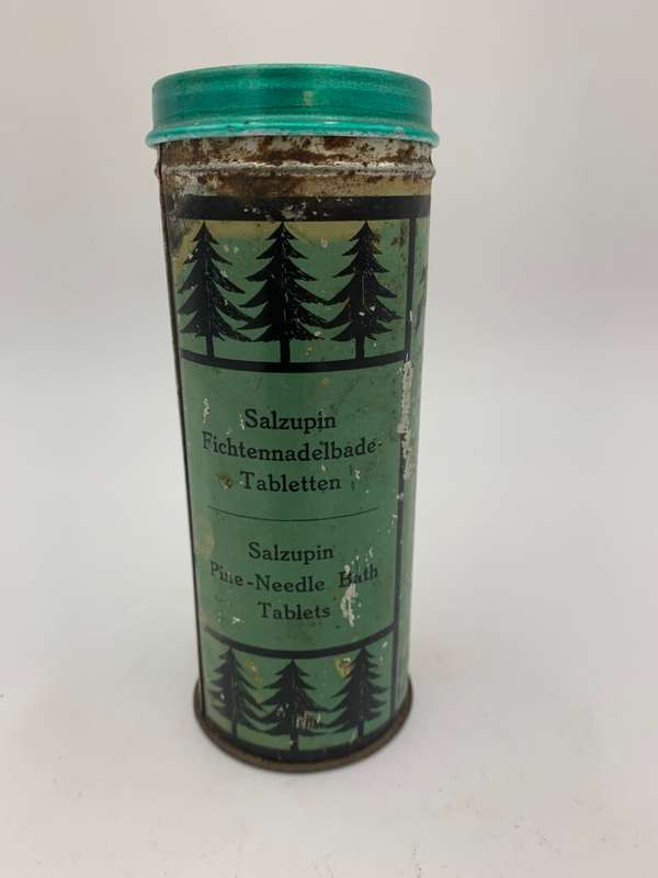 Salzupin Pine Needle Bath Table Tin