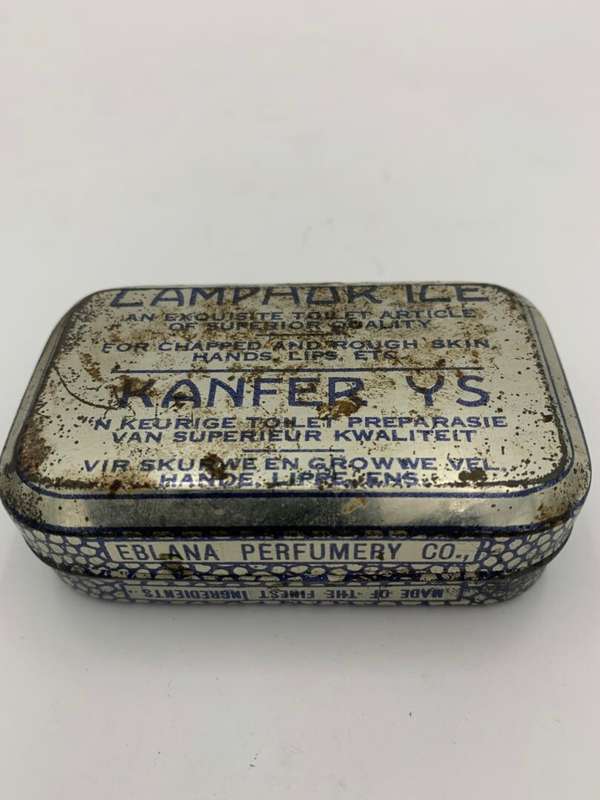 Vintage Camphor Ice Tin