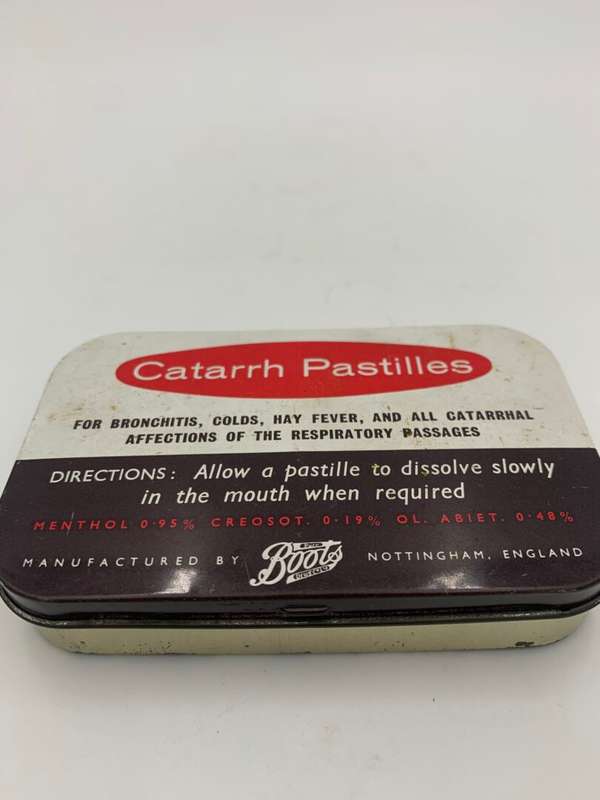 Boots Catarrh Patrilles Tin