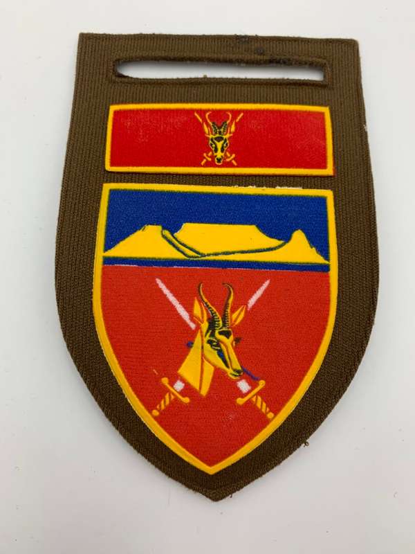 SADF W. P. Command & Chief of The Army Comm, Bar Tupper Shoulder Flash