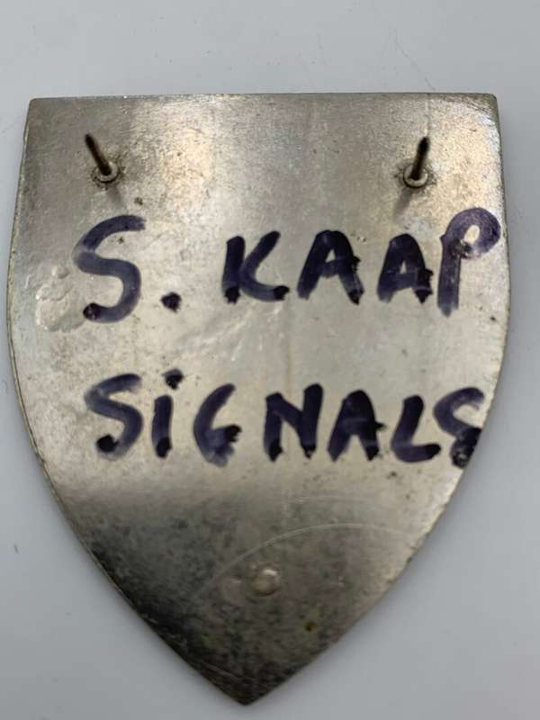 SADF Southern Cape Command Signals Unit Step Out Metal Flash