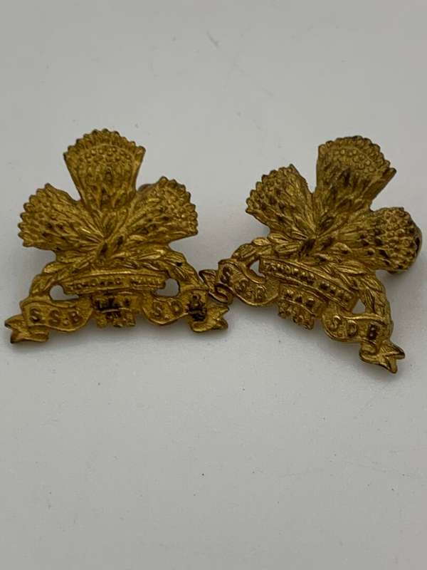 UDF Special Services Batt. Offices Mess. Dress Collar Badge Set