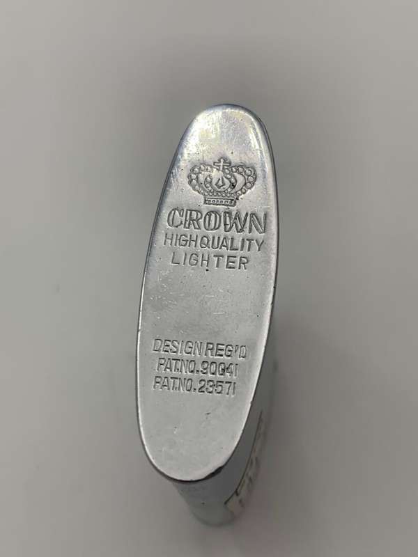 Vintage Crown Pocket Lighter - Working