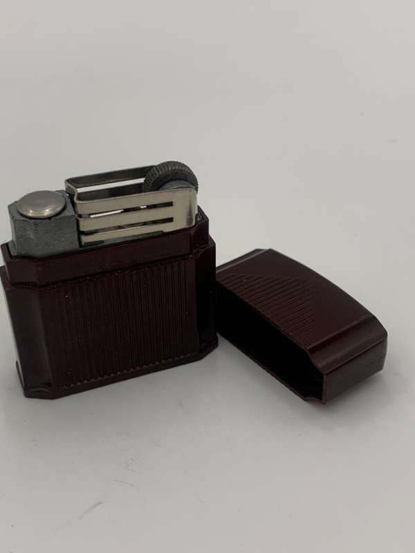 Vintage Zunder Collectable Lighter with Lid - Working