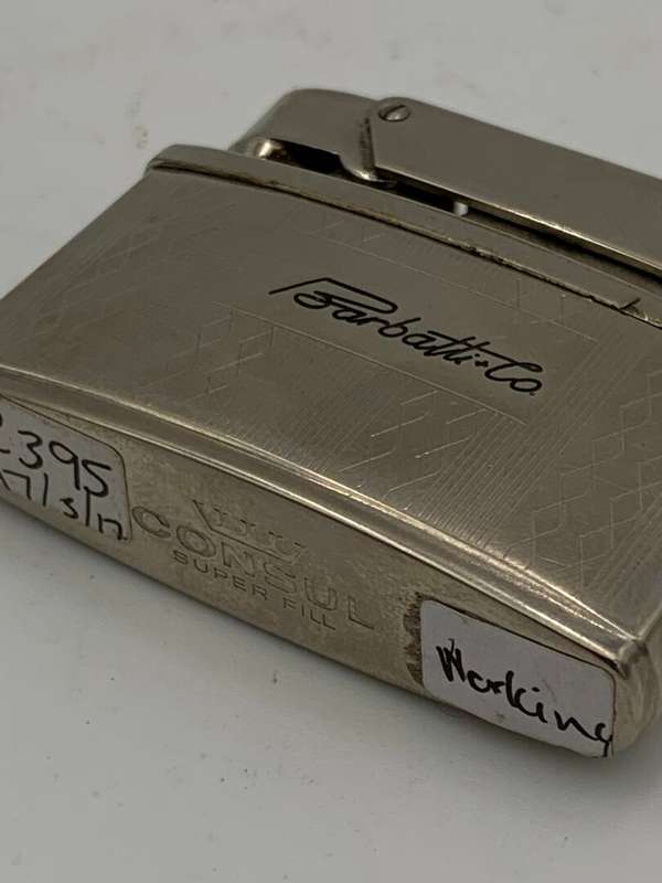 Vintage Consul Flip Lighter - Working