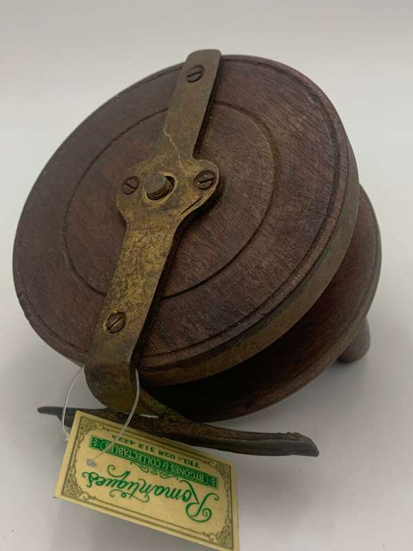 Antique 5 1/2 Inch Fishing Reel.