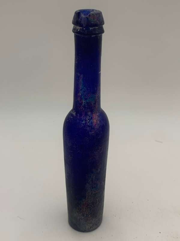 Victorian Antique Cobalt Blue Bottle
