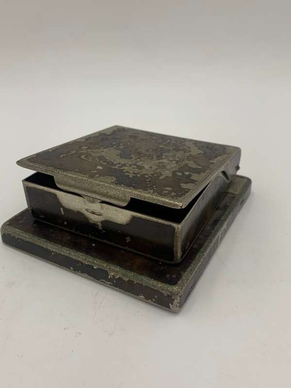 Vintage Tobacco Table Ashtray - Tin
