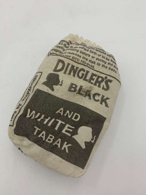 Antique Canvas Tobacco Bag
