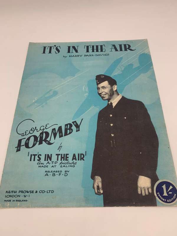 Vintage Collecable Music Sheets - Origonal - Its in The Air by Harry Barr-Davies