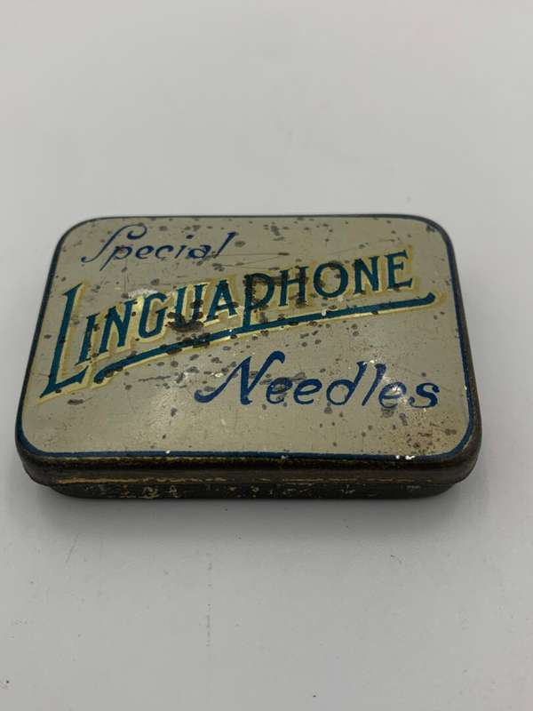 Antique Collectable Record Needle Tin - Linguaphone