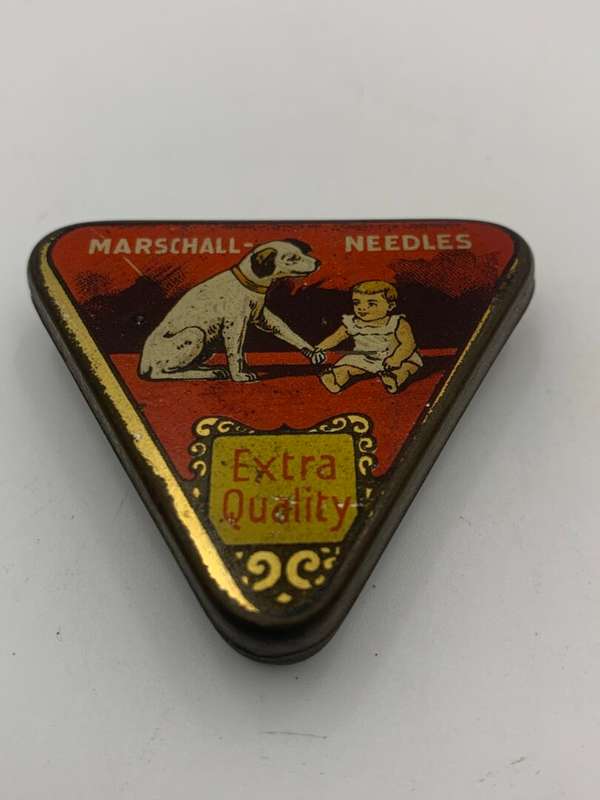 Antique Collectable Record Needle Tin - Marschall