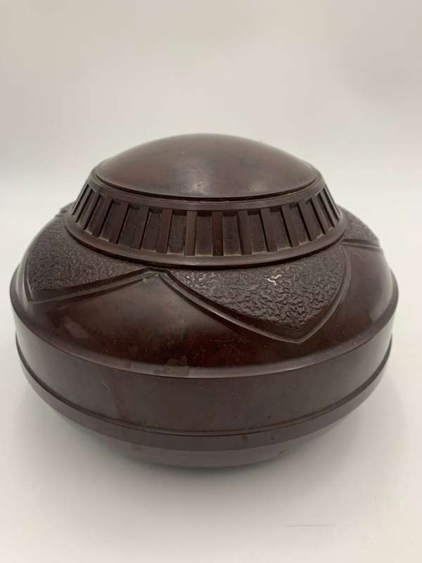 Vintage Bakelite Large Container with Lid
