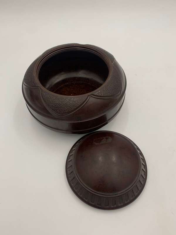 Vintage Bakelite Large Container with Lid