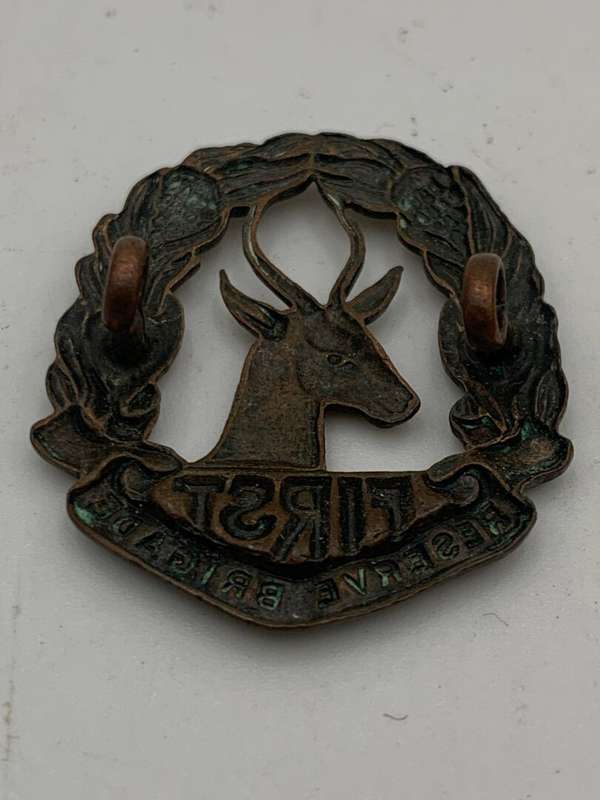 UDF 1st Reserve Brig.Metal Collar Badge 1940-1943