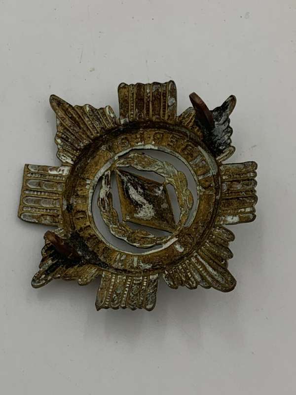 Union Defense Force Kimberley Reiment Brass Cap Badge 1899-1939
