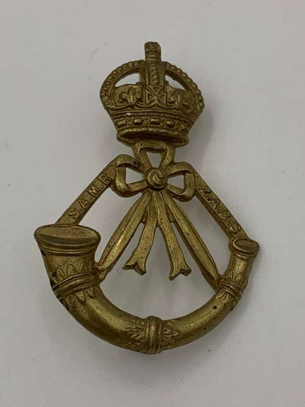 Union Denfese Force SA Mounted Rifles Brass Cap Badge 1913-1926