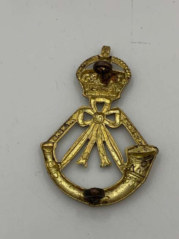 Union Denfese Force SA Mounted Rifles Brass Cap Badge 1913-1926