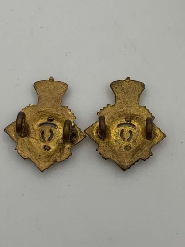 Union Defense Force Duke of Edinburgh Own Rifles Collar Badge 1922-1939