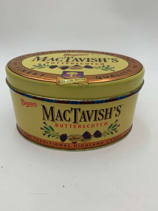Antique MacTavish Butterscotch Tin