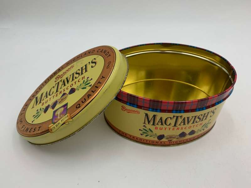 Antique MacTavish Butterscotch Tin