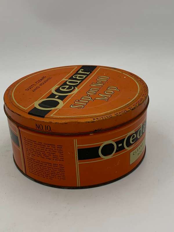 Vintage O-Cedar Tin