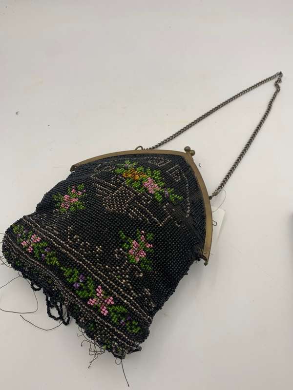 Vintage Handstitched Clutch Bag for Ladies
