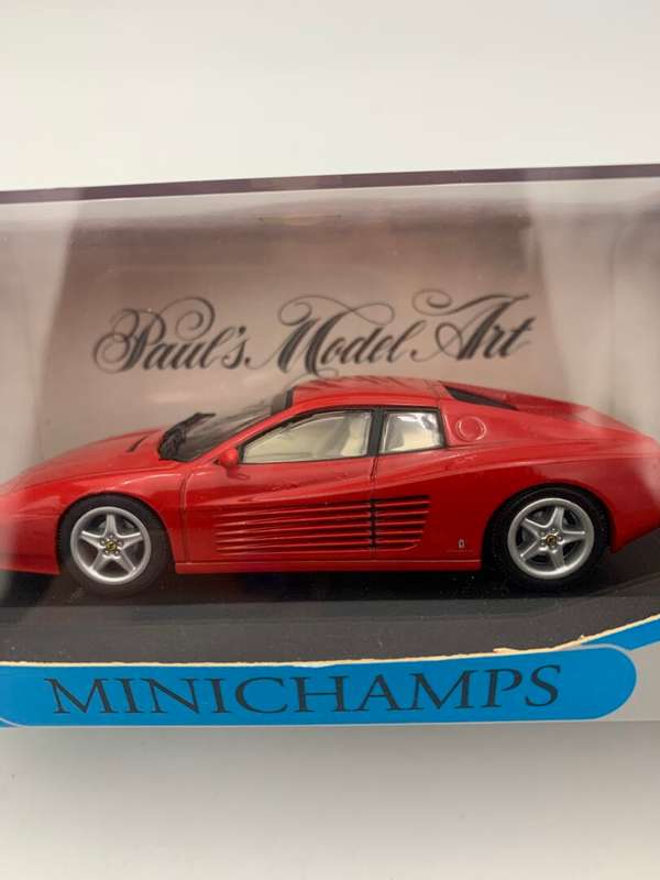 Pauls Model Art Minichamps Ferrari 512 TR Red Car in Box