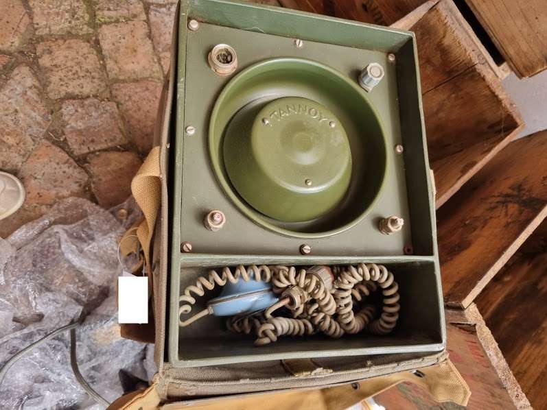 WW2 RARE RAF Tannoy PA system airfields WB2/10