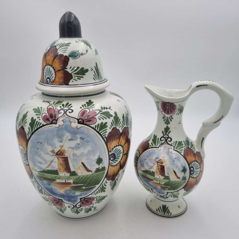 Delft Coloured Set of 2