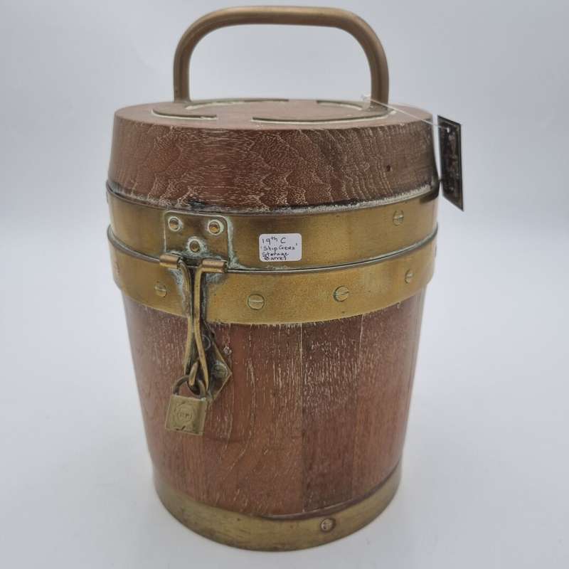 19th Century Ships Crew Storage Barrel