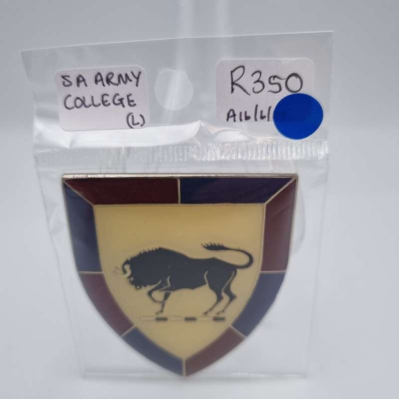 SADF Army College Metal Flash (Left Facing)
