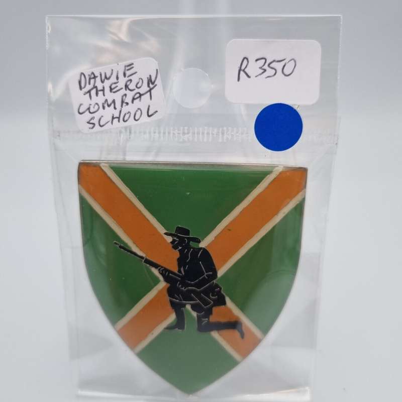 SADF Dawie Theron Combat School Metal Flash (Left Facing)