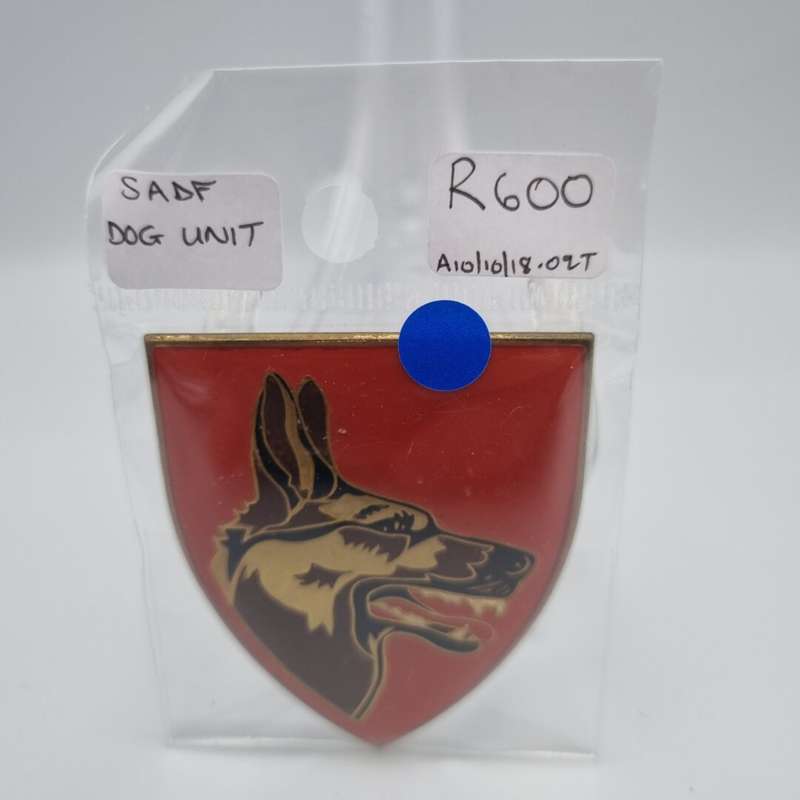 SADF Dog Unit Metal Flash (Right Facing)