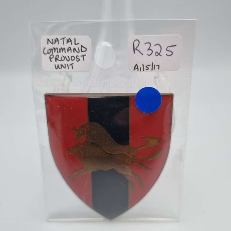 SADF Natal Command Provost Unit Metal Flash (Left Facing)