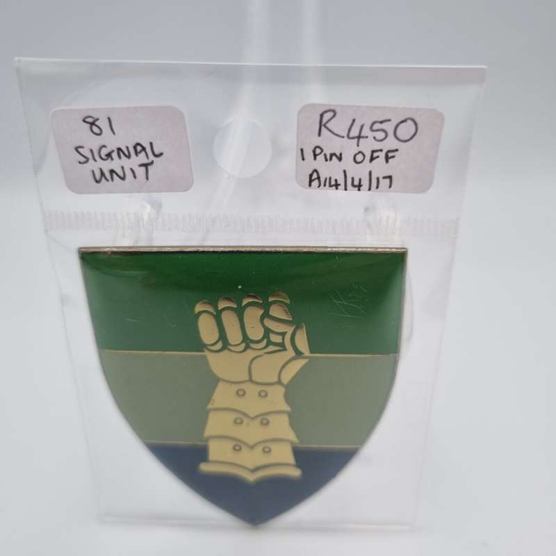 SADF 81 Signals Unit Metal Flash