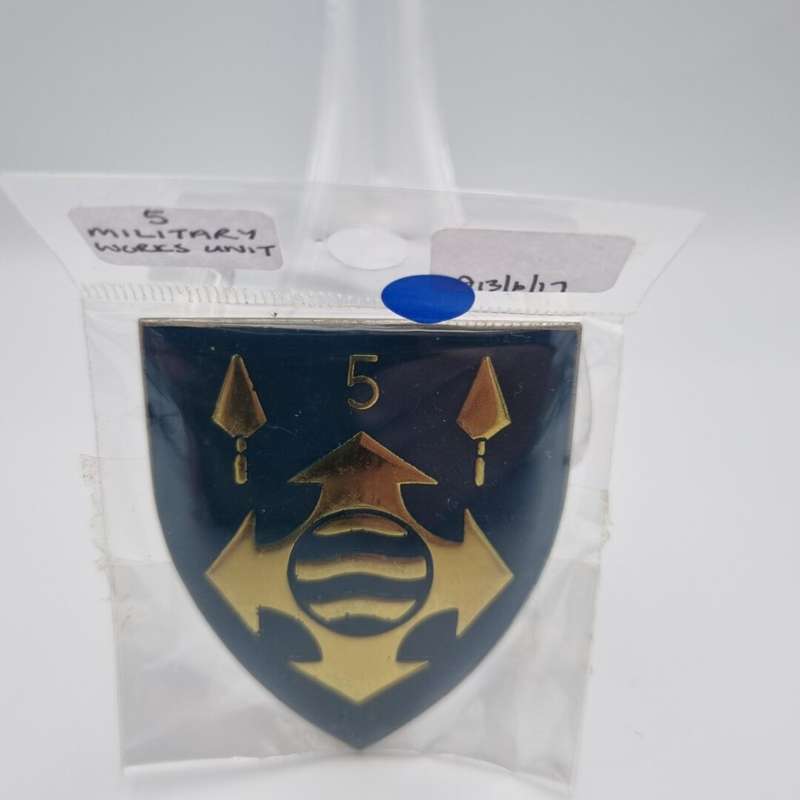 SADF 5 Military Works Unit Metal Flash