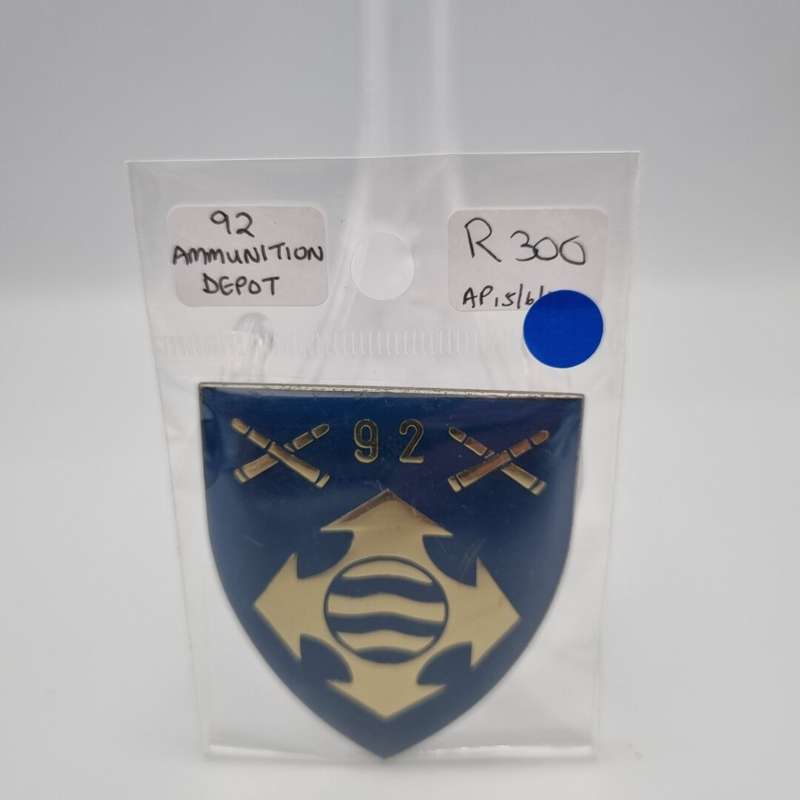 SADF 92 Ammunition Depot Metal Flash