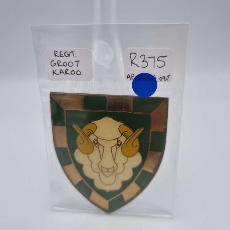 SADF Regiment Groot Karoo Metal Flash