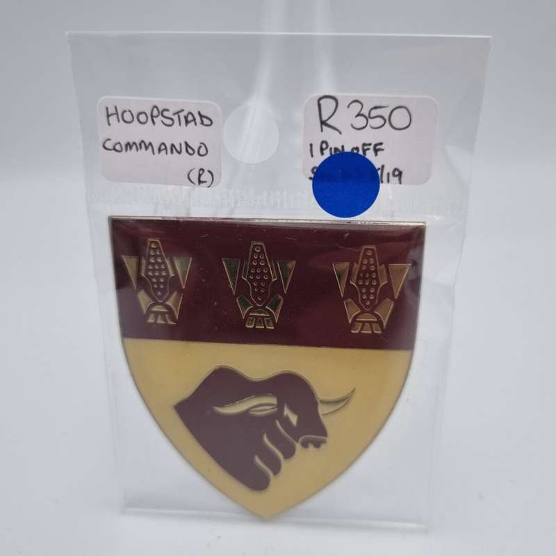 SADF Hoopstad Commando Metal Flash (Right Facing)