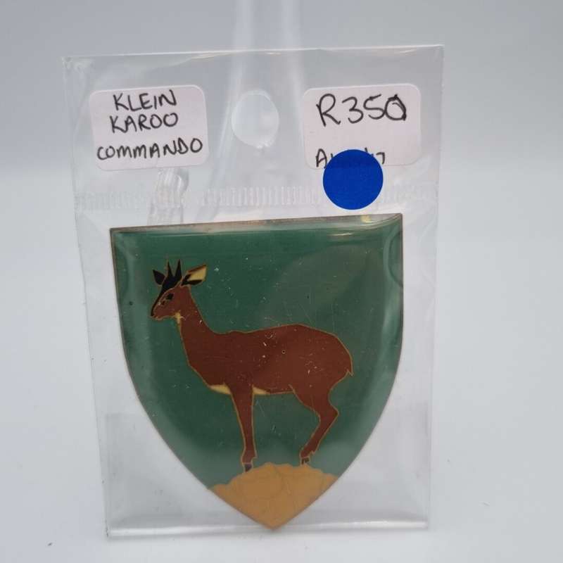 SADF Klein Karoo Commando Metal Flash
