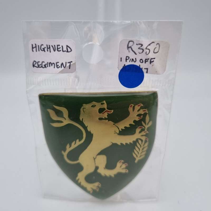 SADF Highveld Regiment Metal Flash